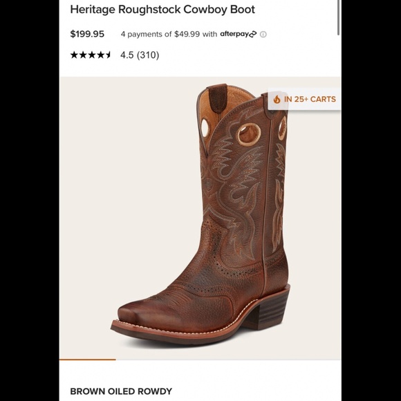 Ariat Cowboy Boots Men’s size 8.5 EE (wide) - Picture 10 of 10